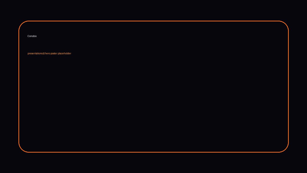 Демо: презентация, сделанная в Conobix
